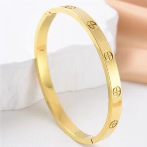 Gold Bangle Bracelet